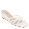 Journee Collection Womens Blayke Wedge Slip On Sandal - White 1 Journee Collection Womens Blayke Wedge Slip On Sandal - White -Shoe Promotion Shop US 01 203653 00