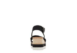 Toms Womens Diana Wedge Sandal - Black -Shoe Promotion Shop US 01 203716 02