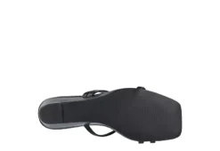 Journee Collection Womens Takarah Wedge Slip On Sandal - Black -Shoe Promotion Shop US 01 203888 06