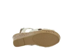 Jellypop Womens Lisbon Wedge Sandal - Natural -Shoe Promotion Shop US 01 203922 06
