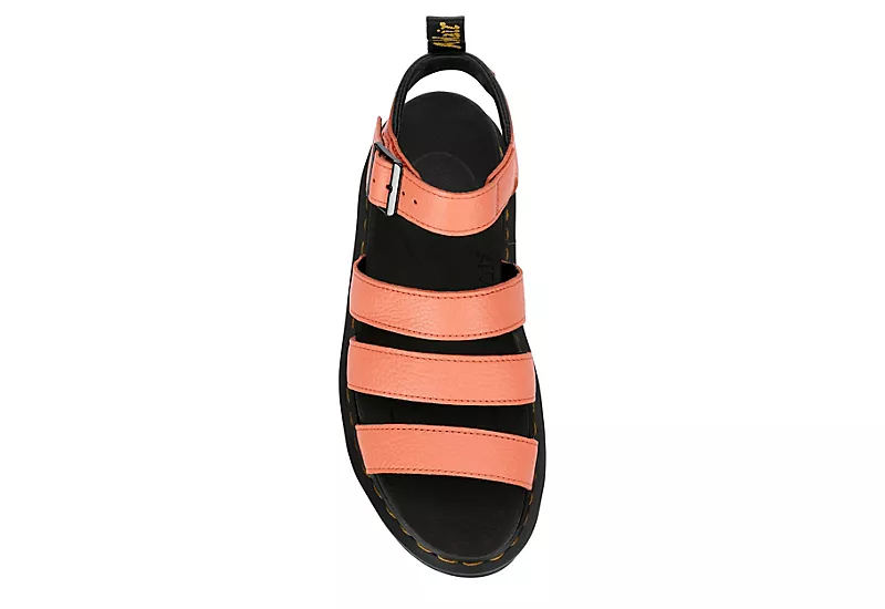 Dr. Martens Dr.martens Womens Blaire Quad Pisa Sandal - Coral 8 Dr. Martens Dr.martens Womens Blaire Quad Pisa Sandal - Coral - Image 6