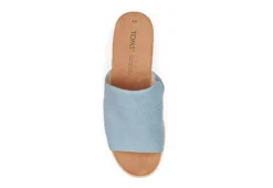 Toms Womens Diana Mule Sandal - Denim -Shoe Promotion Shop US 01 204096 03
