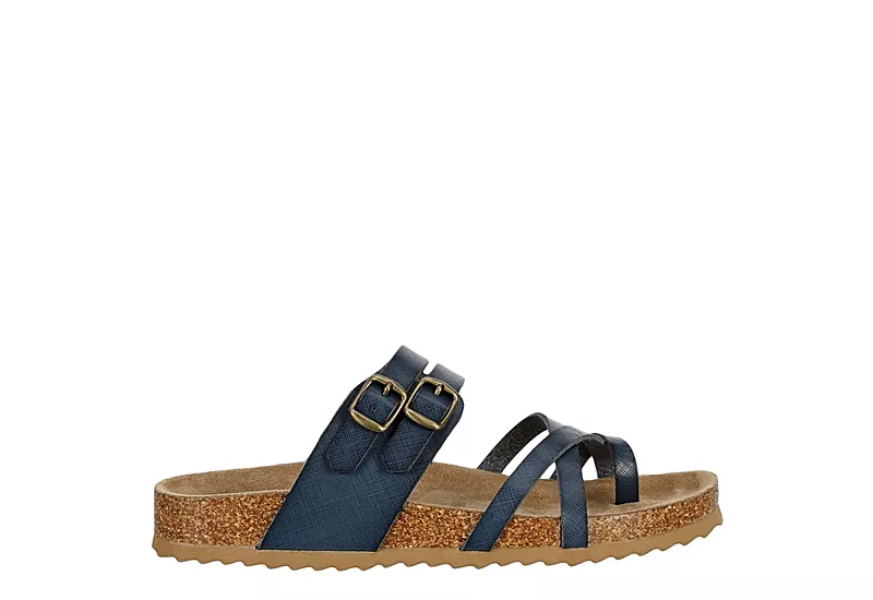 Bjorndal Womens Sami Footbed Sandal - Navy 4 Bjorndal Womens Sami Footbed Sandal - Navy - Image 2