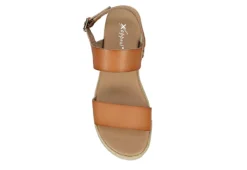 Xappeal Womens Amelia Wedge Sandal - Brown -Shoe Promotion Shop US 01 261161 04
