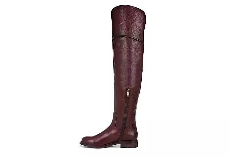 Franco Sarto Womens Haleen Wide Calf Over The Knee Boot - Cognac 6 Franco Sarto Womens Haleen Wide Calf Over The Knee Boot - Cognac - Image 4