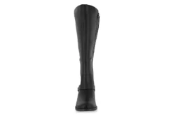 Easy Street Womens Jewel Wide Calf Tall Boot - Black -Shoe Promotion Shop US 01 300661 02