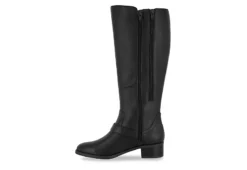 Easy Street Womens Jewel Wide Calf Tall Boot - Black -Shoe Promotion Shop US 01 300661 03