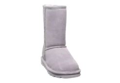 Bearpaw Womens Elle Short Fur Boot - Grey 11 Bearpaw Womens Elle Short Fur Boot - Grey -Shoe Promotion Shop US 01 300728 02
