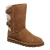Bearpaw Womens Eloise Wide Calf Fur Boot - Tan -Shoe Promotion Shop US 01 300747 00