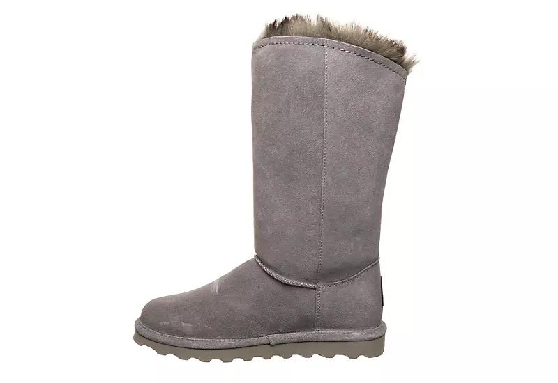 Bearpaw Womens Emery Fur Boot - Grey 6 Bearpaw Womens Emery Fur Boot - Grey - Image 4