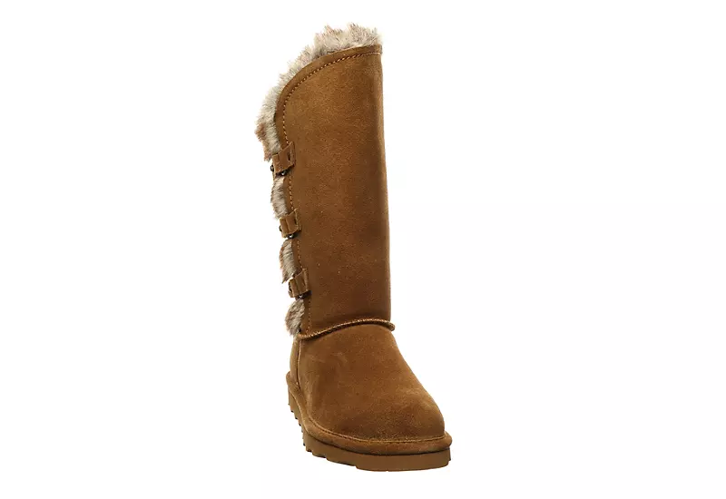 Bearpaw Womens Emery Fur Boot - Tan 5 Bearpaw Womens Emery Fur Boot - Tan - Image 3
