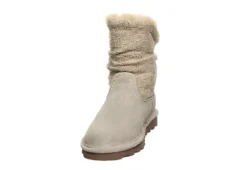 Bearpaw Womens Virginia Fur Boot - White -Shoe Promotion Shop US 01 300825 02