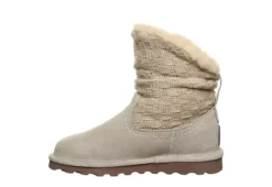 Bearpaw Womens Virginia Fur Boot - White -Shoe Promotion Shop US 01 300825 03