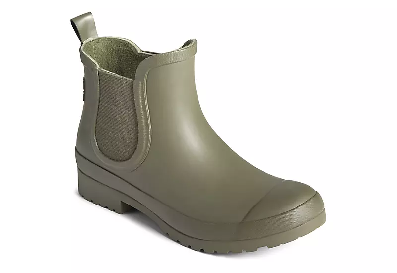 Sperry Womens Walker Chelsea Rain Boot - Olive 3 Sperry Womens Walker Chelsea Rain Boot - Olive
