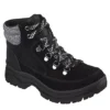 Skechers Womens Broadies Lace Up Boot - Black -Shoe Promotion Shop US 01 301851 00