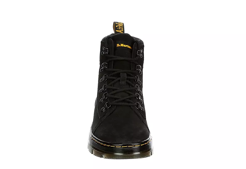 Dr. Martens Dr.martens Womens Combs Suede Combat Boot - Black 5 Dr. Martens Dr.martens Womens Combs Suede Combat Boot - Black - Image 3