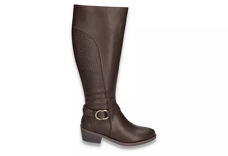 Easy Street Womens Luella Tall Boot - Taupe 4 Easy Street Womens Luella Tall Boot - Taupe - Image 2