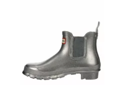Hunter Boots Llc Womens Original Chelsea Cosmic Rain Boot - Silver -Shoe Promotion Shop US 01 302434 03