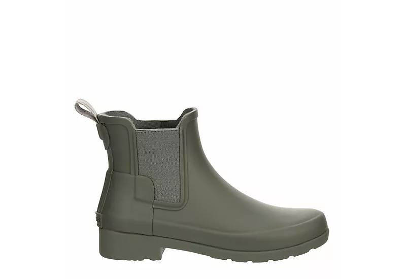 Hunter Boots Llc Womens Original Refined Chelsea Rain Boot - Grey 4 Hunter Boots Llc Womens Original Refined Chelsea Rain Boot - Grey - Image 2