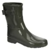 Hunter Boots Llc Womens Original Refined Short Gloss Rain Boot - Grey -Shoe Promotion Shop US 01 302445 00