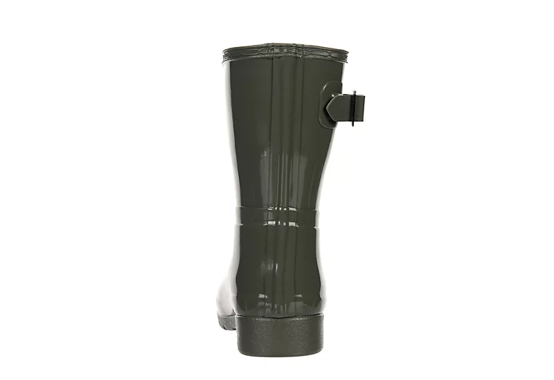 Hunter Boots Llc Womens Original Refined Short Gloss Rain Boot - Grey 7 Hunter Boots Llc Womens Original Refined Short Gloss Rain Boot - Grey - Image 5