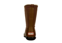 Hunter Boots Llc Womens Original Roll Top Sherpa Rain Boot - Tan -Shoe Promotion Shop US 01 302446 04