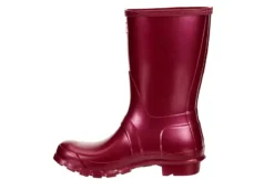Hunter Boots Llc Womens Original Short Nebula Rain Boot - Burgundy -Shoe Promotion Shop US 01 302449 03