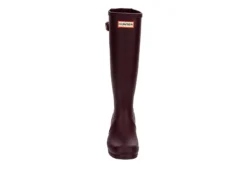 Hunter Boots Llc Womens Original Back Adj Rain Boot - Dark Red -Shoe Promotion Shop US 01 302459 02