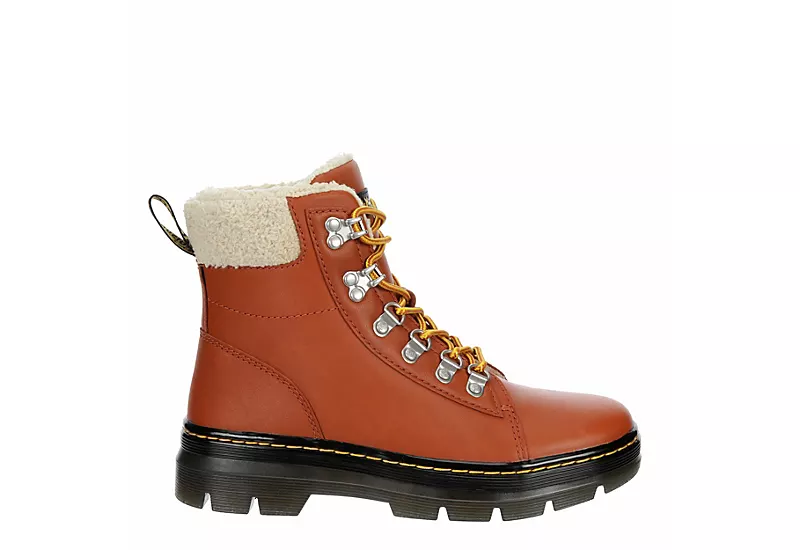 Dr. Martens Dr.martens Womens Combs W Boot - Rust 4 Dr. Martens Dr.martens Womens Combs W Boot - Rust - Image 2