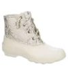 Sperry Womens Syren Gulf Metallic Animal Duck Boot - Ivory 1 Sperry Womens Syren Gulf Metallic Animal Duck Boot - Ivory -Shoe Promotion Shop US 01 302508 00