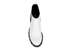 Madden Girl Womens Tessa Chelsea Boot - White -Shoe Promotion Shop US 01 302520 05