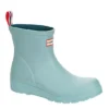 Hunter Boots Llc Womens Play Short Rain Boot - Light Blue -Shoe Promotion Shop US 01 302670 00