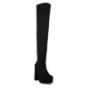 Madden Girl Womens Orin Over The Knee Boot - Black -Shoe Promotion Shop US 01 302699 00