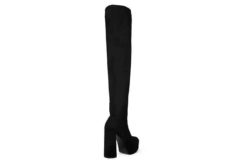 Madden Girl Womens Orin Over The Knee Boot - Black 6 Madden Girl Womens Orin Over The Knee Boot - Black - Image 4