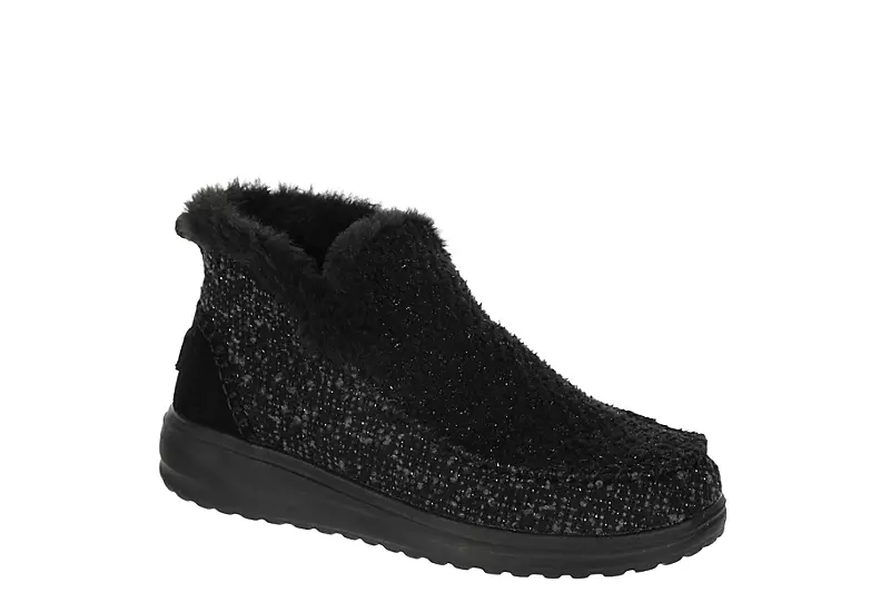 Heydude Womens Denny Sparkle - Black 3 Heydude Womens Denny Sparkle - Black