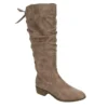 Xappeal Womens Cheyenne Wide Calf Tall Boot - Taupe -Shoe Promotion Shop US 01 302742 00