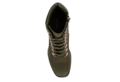 Limelight Womens Halle Lace-up Boot - Olive -Shoe Promotion Shop US 01 302780 05