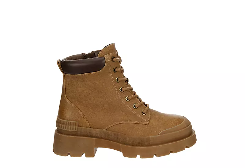 Limelight Womens Jamie Lace-up Boot - Tan 4 Limelight Womens Jamie Lace-up Boot - Tan - Image 2