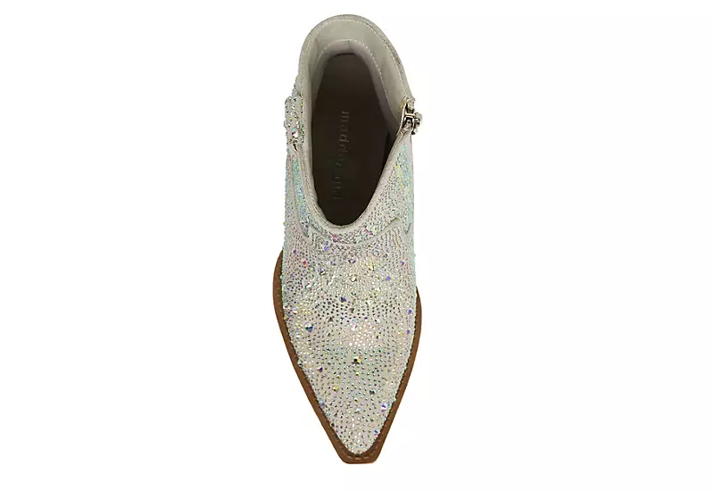 Madden Girl Womens Jolene Western Boot - White 7 Madden Girl Womens Jolene Western Boot - White - Image 5