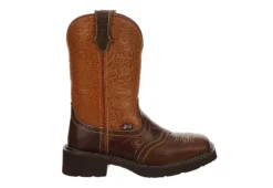 Justin Womens Starlina Western Boot - Brown 10 Justin Womens Starlina Western Boot - Brown -Shoe Promotion Shop US 01 302863 01