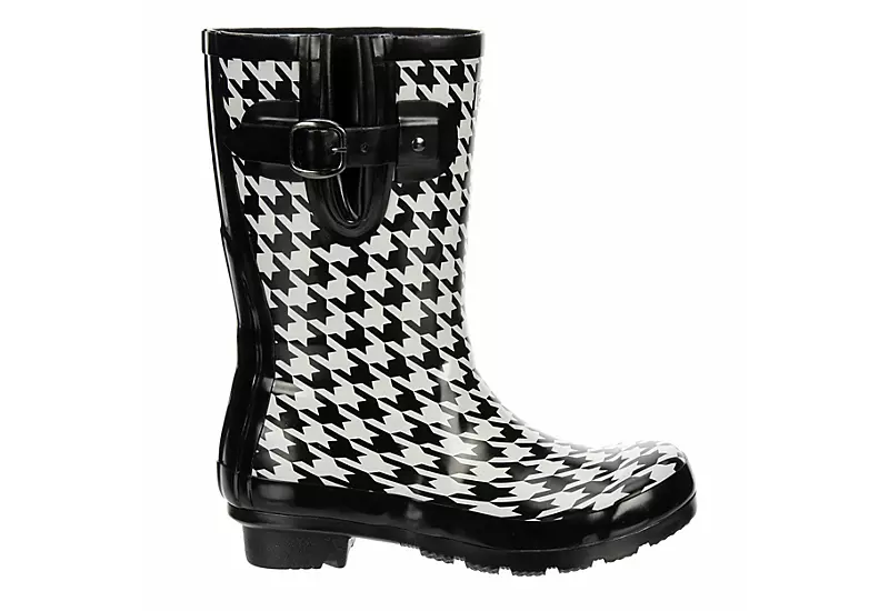 London Fog Womens Tally Rain Boot - Black 4 London Fog Womens Tally Rain Boot - Black - Image 2