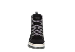 Dr. Martens Dr.martens Womens Combs Nylon Combat Boot - Black -Shoe Promotion Shop US 01 302898 02
