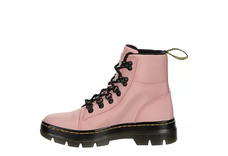 Dr. Martens Dr.martens Womens Combs Nylon Combat Boot - Pale Pink 6 Dr. Martens Dr.martens Womens Combs Nylon Combat Boot - Pale Pink - Image 4