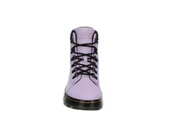 Dr. Martens Dr.martens Womens Combs Nylon Combat Boot - Lilac -Shoe Promotion Shop US 01 302907 02