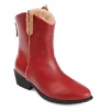 Journee Collection Womens Novva Western Ankle Boot - Red 1 Journee Collection Womens Novva Western Ankle Boot - Red -Shoe Promotion Shop US 01 303313 00