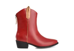 Journee Collection Womens Novva Western Ankle Boot - Red 10 Journee Collection Womens Novva Western Ankle Boot - Red -Shoe Promotion Shop US 01 303313 01