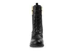 Journee Collection Womens Melei Lace Up Boot - Black -Shoe Promotion Shop US 01 303339 02