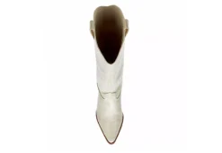 Coconuts Womens Jax Tall Western Boot - Ivory -Shoe Promotion Shop US 01 303524 05