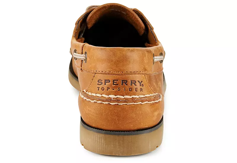 Sperry Mens Leeward Boat Shoe - Tan 5 Sperry Mens Leeward Boat Shoe - Tan - Image 3