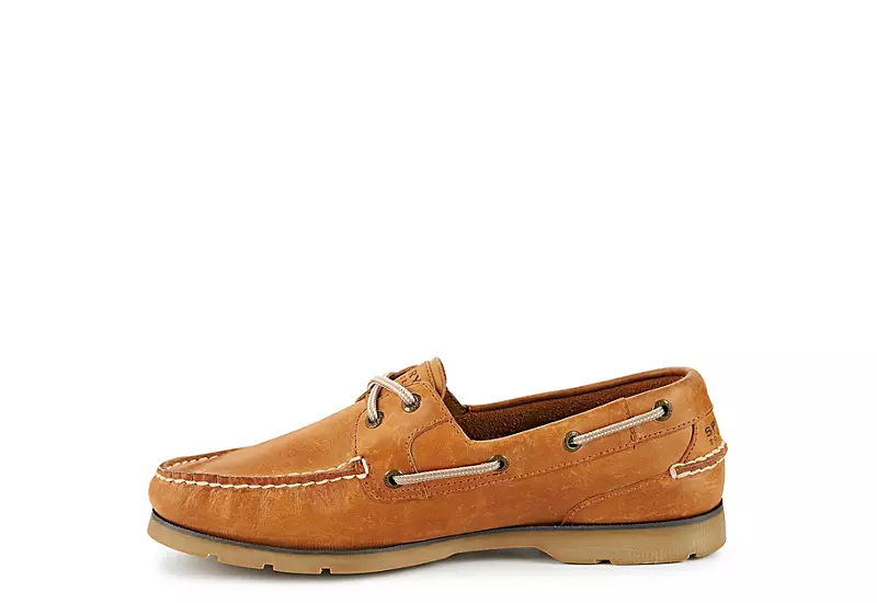 Sperry Mens Leeward Boat Shoe - Tan 6 Sperry Mens Leeward Boat Shoe - Tan - Image 4